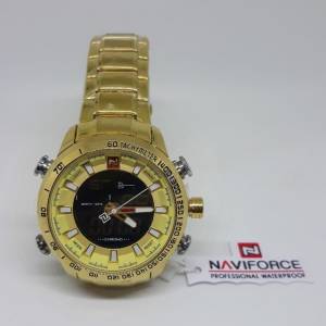 Relogio Em Promoo Dourado Masculino Naviforce