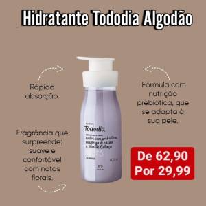 Hidratante Tododia Algodo
