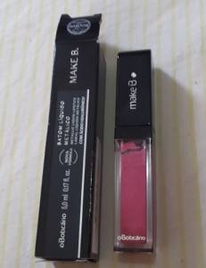 Batom Lquido Matte Metlico, Make B !!! Cosmticos E Calados Em Geral !!!