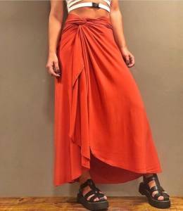 Saia Envelope Midi, Longa Ou Curta