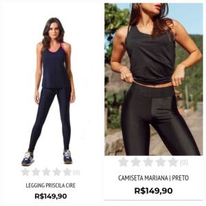 Conjunto Ginstica Wamp P