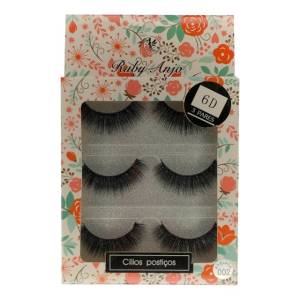 Cartela Com 3 Pares De Clios 6d Ra-239 - Ruby Anjo