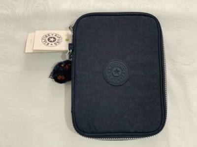 Estojo Kipling 100 Peans Azul Marinho