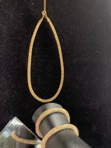 Pulseira E Colar Banhados A Ouro
