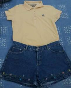 Nova! Elle Et Lui - Blusa Polo Feminina - Tam G - Original
