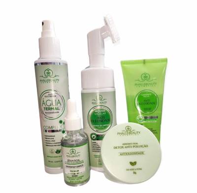 Kit Skin Care Antioleosidade 5 Itens Completos