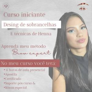 Curso De Extenso De Clios E Desing De Sobrancelhas