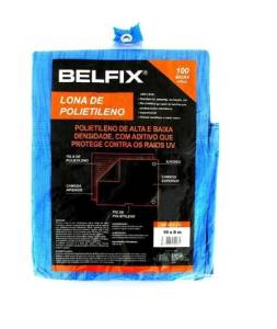 Lona De Polietileno Belfix 100 Micra C/ilhos 10x8m 69000