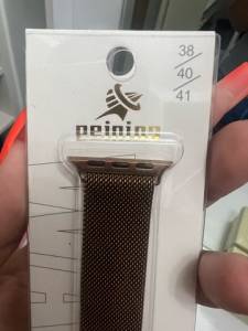 Pulseira Milanese De Metal Outo Ros Relgio Inteligente