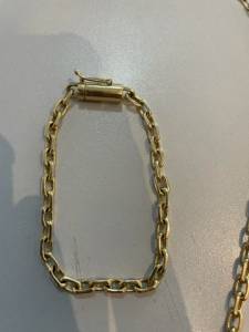 Conjunto Corrente, Pulseira E Pingente Cartier