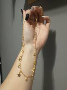 Colar - Choker Feminino Banhado A Ouro 18k - Anel Gato Gatinho