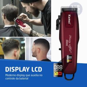 Maquina De Cortar Cabelo Kemei Km-pg2600