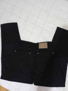 Tamanho 36/38 Cala Cigarrete Preta Skinny Cintura Alta