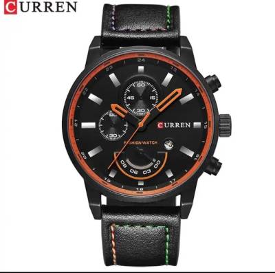 Relgio Curren  Masculino Couro