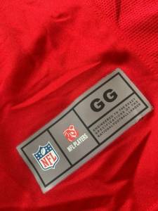 Jersey On Field X Nfl  Buccaneers #12 Brady