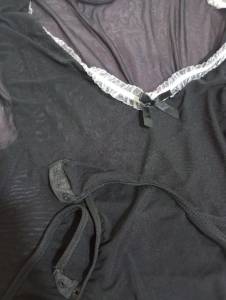Body Plus Size Preto Tule