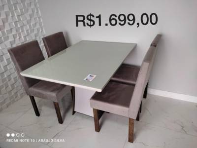 Mesa Quadrada Cad/marrom 4l