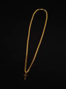 Correntes Masculinas 70cm + Pingente Banhados A Ouro