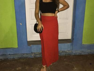 Saia Longa De Linho