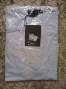 Camiseta Masculina Prada Bordada
