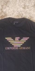Camiseta Emprio Armani Aplique