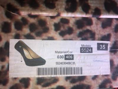 Par De Sapatos #35 Verniz Preto Lindo E Confortavel