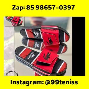 Chinelo (leia Descrio) Novo Com Garantia Lacoste
