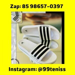 Chinelo (leia Descrio) Novo Com Garantia Adidas Branco