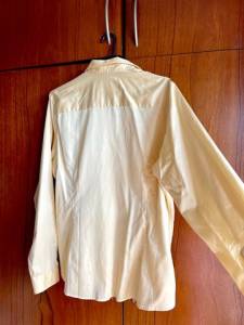Camisa Dudalina Feminina Tamanho 42 - Cor Creme