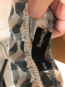 Vestido Xadrez De Linho Da Hering Tamanho Pp