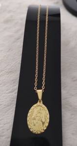 Corrente De Moeda Antiga (idntica Ao Ouro 18k)