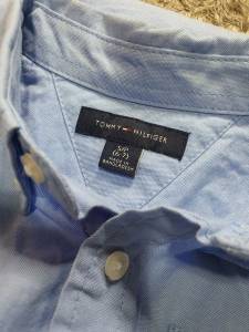 Camisa Social Infantil Tommy Hilfiger Tam 7 8 Camiseta