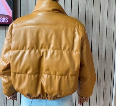 Jaqueta Puffer Caramelo