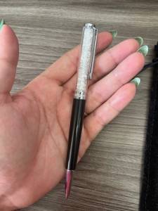 Caneta Swarovski - Cor Preta