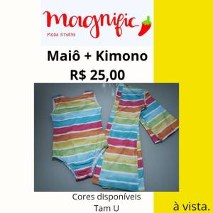 Maio + Kimono Novo Tamanho M