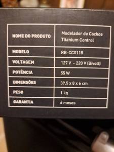 Modelador De Cachos Automtico Titanium Control