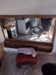 Cadeira Salo E Espelho Com Painel