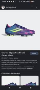 Chuteira Messi
