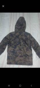 Casaco Camuflado Corta Vento Imfantil ( At 9 Anos )