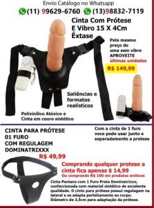 Protese 15cm Com Cinta Realistico Veiudo