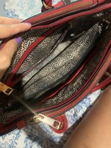 Vendo Bolsa Vermelha Grande