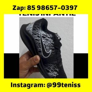 Tenis (leia Descrio) Novo Com Garantia Nike Infantil Preto