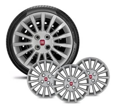 Jogo De Calota Fiat Idea/siena/punto Aro 15 Cod 216