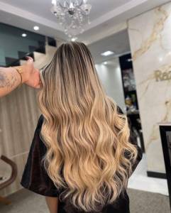 Cabelo Loiro Mega Hair