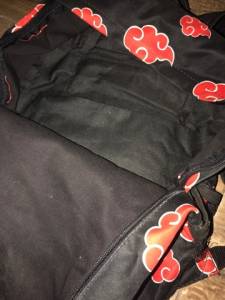 Mochila Akatsuki Reforada /naruto