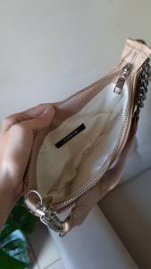 Bolsa Baguete Camura E Couro