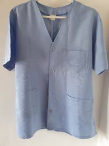 Jalecos Curtos Branco/amarelo/azul