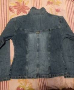 Jaqueta Feminina Jeans De Zper Frontal