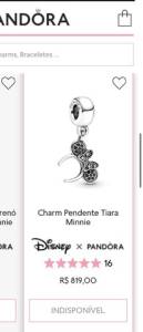 Charm Pandora Minnie