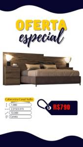 Cabeceira  Casal Sollo R$790